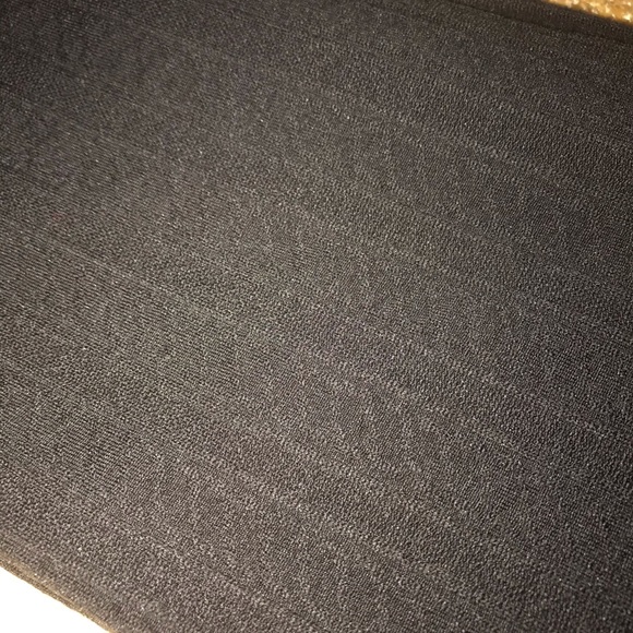 Gray cord striped stretch pants. - Picture 2 of 2